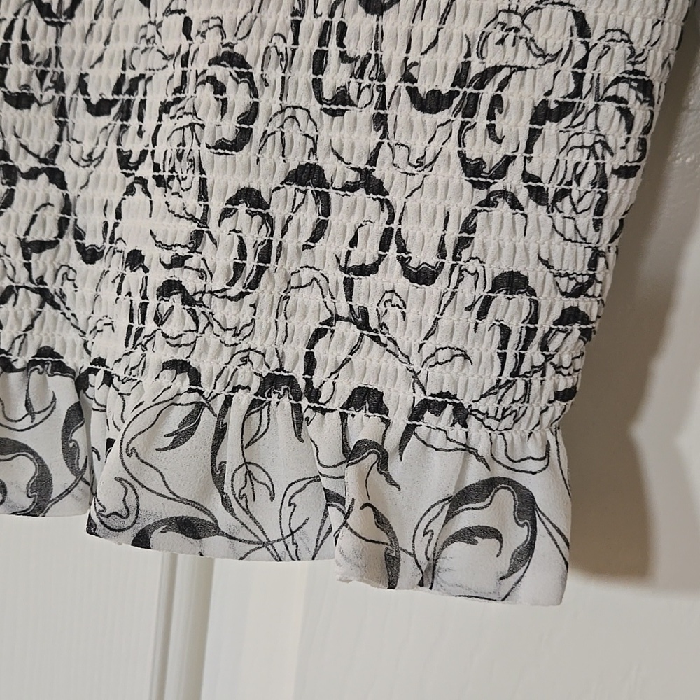 Wilfred Patterned Cropped Blouse - Picture 4 of 9
